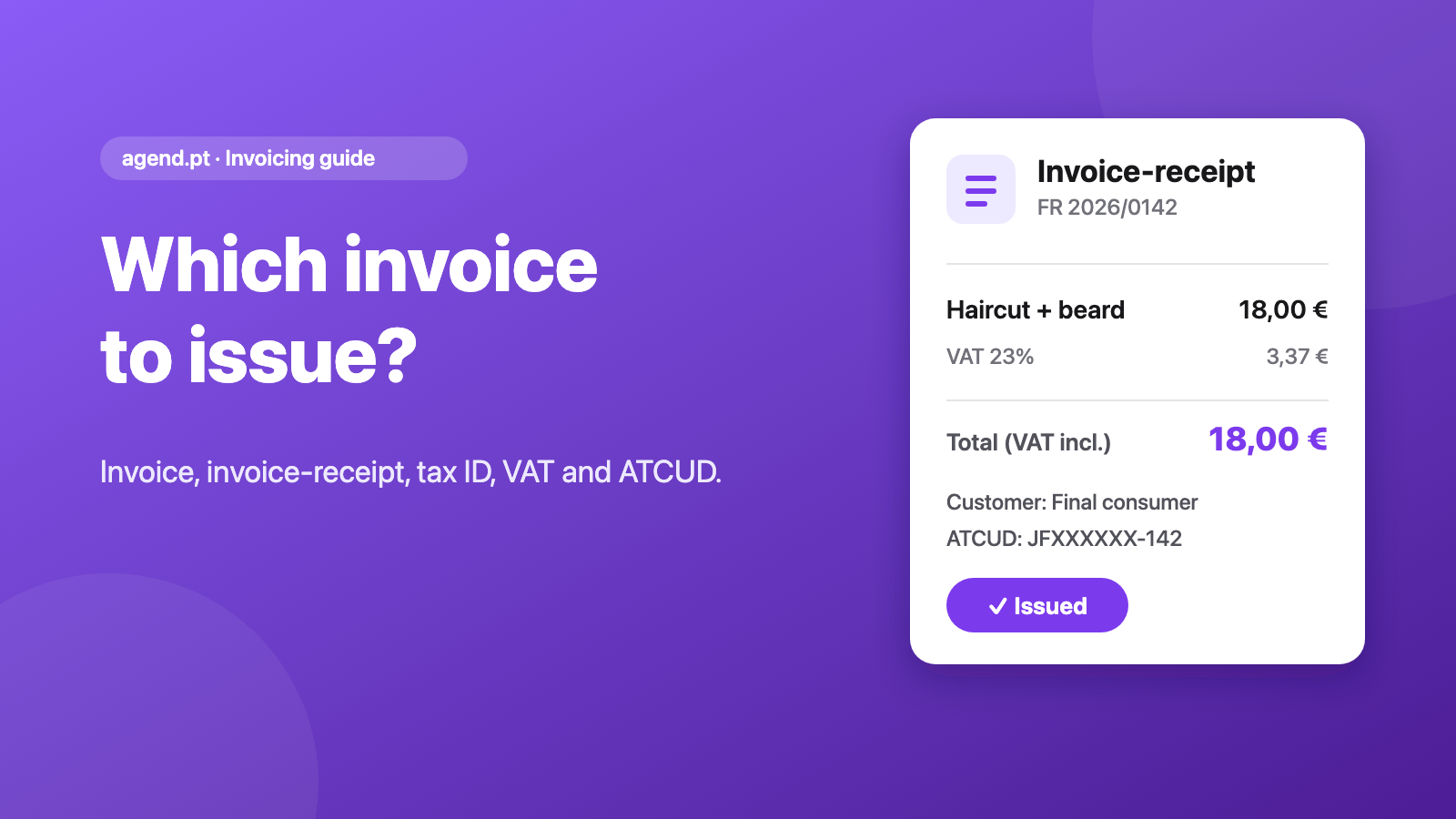 Invoicing guide for service professionals in Portugal